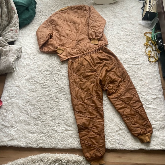 Vintage 50s/60s Hunting Quilted Inner Liner Set - Picture 1 of 6